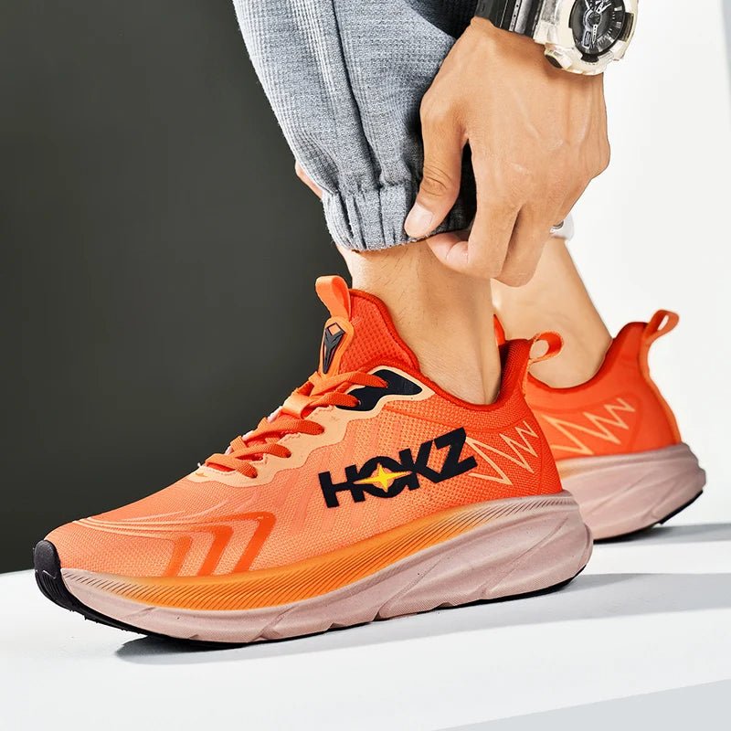 "Ultralichte unisex sportschoenen met futuristisch ontwerp en verhoogde zool voor hardlopen en fitness in diverse kleuren."