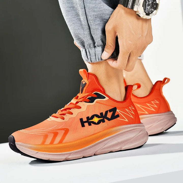 "Ultralichte unisex sportschoenen met futuristisch ontwerp en verhoogde zool voor hardlopen en fitness in diverse kleuren."