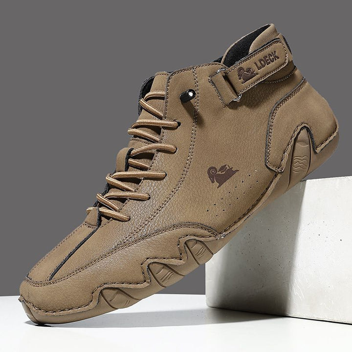 Uniseks leren barefoot schoenen, echt leer met antislipzool, minimalistisch ontwerp voor natuurlijk comfort, neutrale kleuren