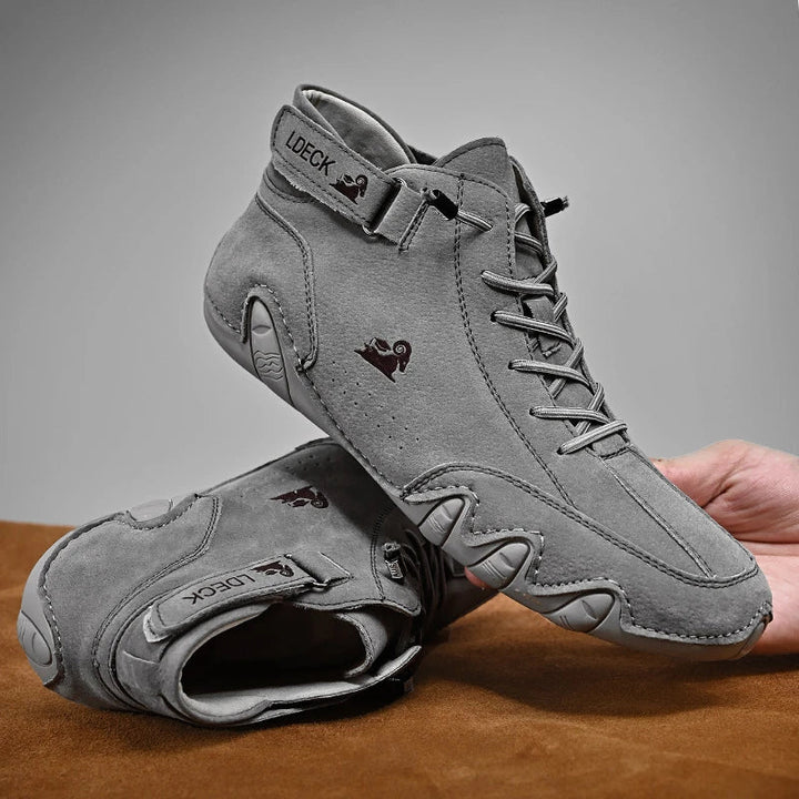 Uniseks leren barefoot schoenen, echt leer met antislipzool, minimalistisch ontwerp voor natuurlijk comfort, neutrale kleuren