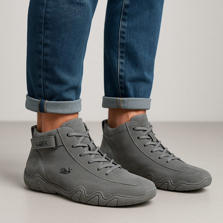 Uniseks leren barefoot schoenen, echt leer met antislipzool, minimalistisch ontwerp voor natuurlijk comfort, neutrale kleuren
