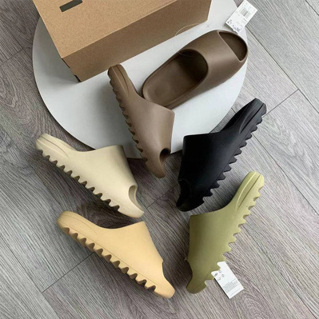 "Uniseks slippers, kleurrijk ontwerp, antislip, EVA-schuim, geschikt voor zomer; perfect voor strand en zwembad."