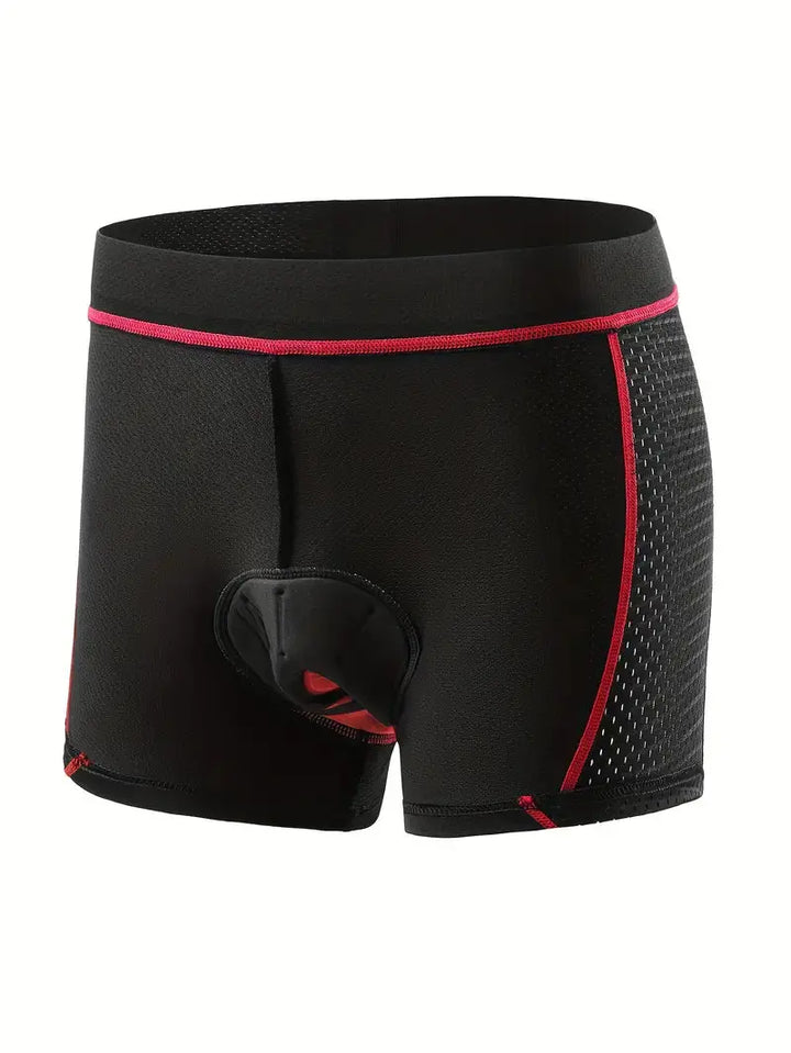 "Unisex gel gevoerde fietsonderbroek met ademende stof en schokabsorberende elementen voor optimaal fietscomfort."