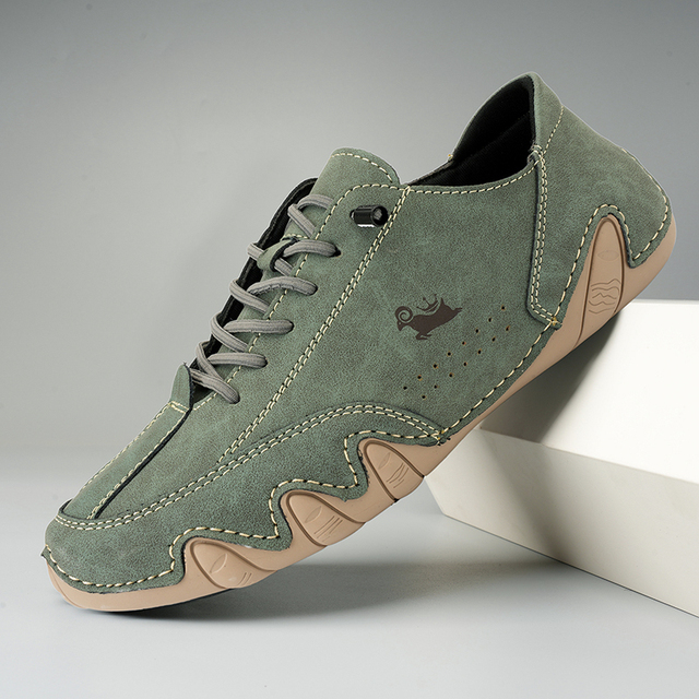 "Unisex UltraFlex leren barefoot schoenen met flexibele zool, tijdloze stijl en hoogwaardig leer, perfect voor dagelijks gebr
