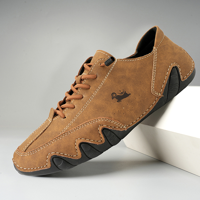 "Unisex UltraFlex leren barefoot schoenen met flexibele zool, tijdloze stijl en hoogwaardig leer, perfect voor dagelijks gebr
