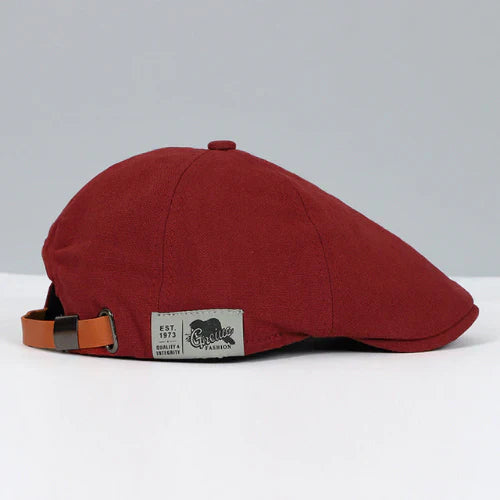 "Verstelbare baret voor mannen in zwart, elegant design, klassieke pasvorm voor elke gelegenheid, lichte wolmix."