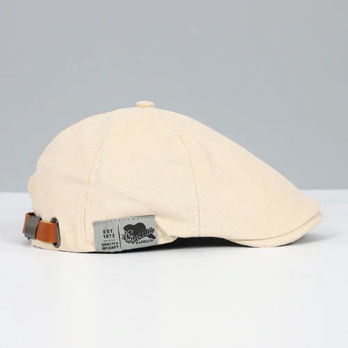 "Verstelbare baret voor mannen in zwart, elegant design, klassieke pasvorm voor elke gelegenheid, lichte wolmix."