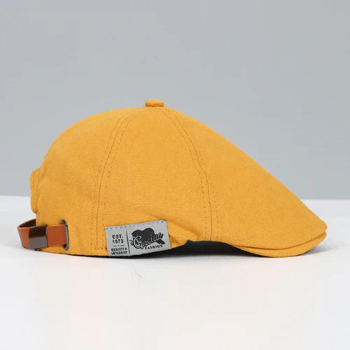 "Verstelbare baret voor mannen in zwart, elegant design, klassieke pasvorm voor elke gelegenheid, lichte wolmix."