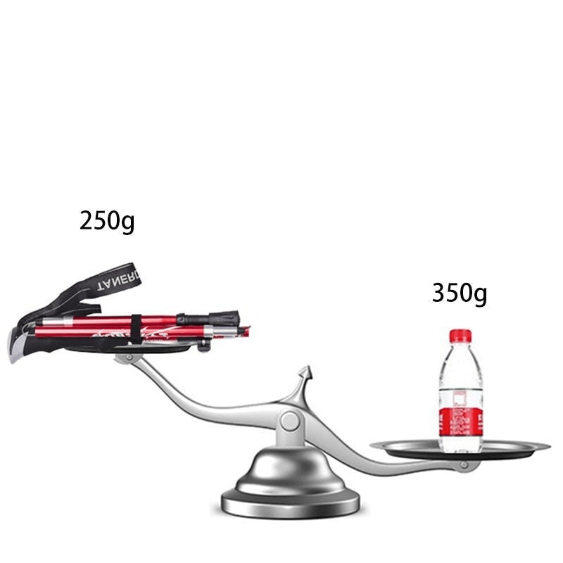 "Verstelbare opvouwbare wandelstok, ergonomische handgreep, licht aluminium, compact design voor ultiem comfort en ondersteun
