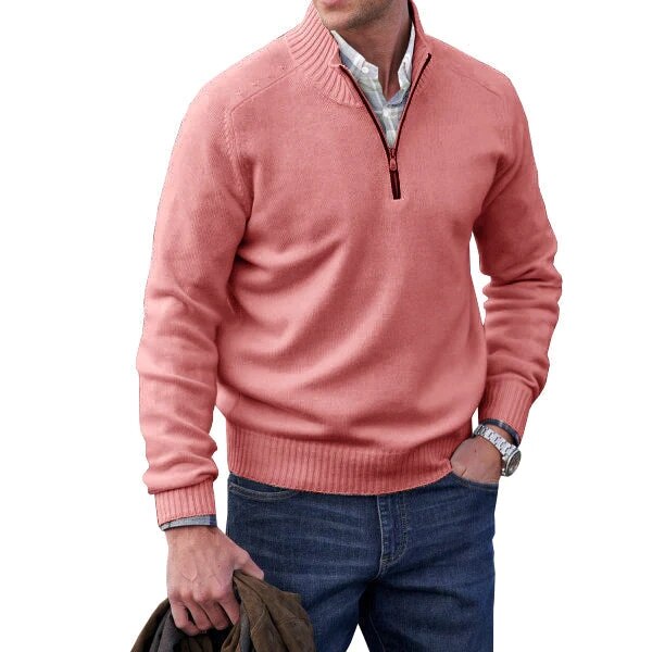 "Warme cashmere turtleneck herentrui voor heren, stijlvolle en elegante look perfect voor koude maanden."