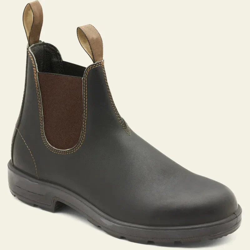 "Waterdichte heren Chelsea boots, elegant bruin en zwart, met antislipzool voor elke gelegenheid."