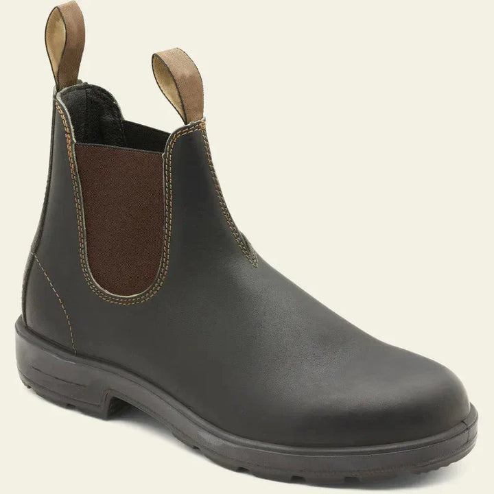 "Waterdichte heren Chelsea boots, elegant bruin en zwart, met antislipzool voor elke gelegenheid."