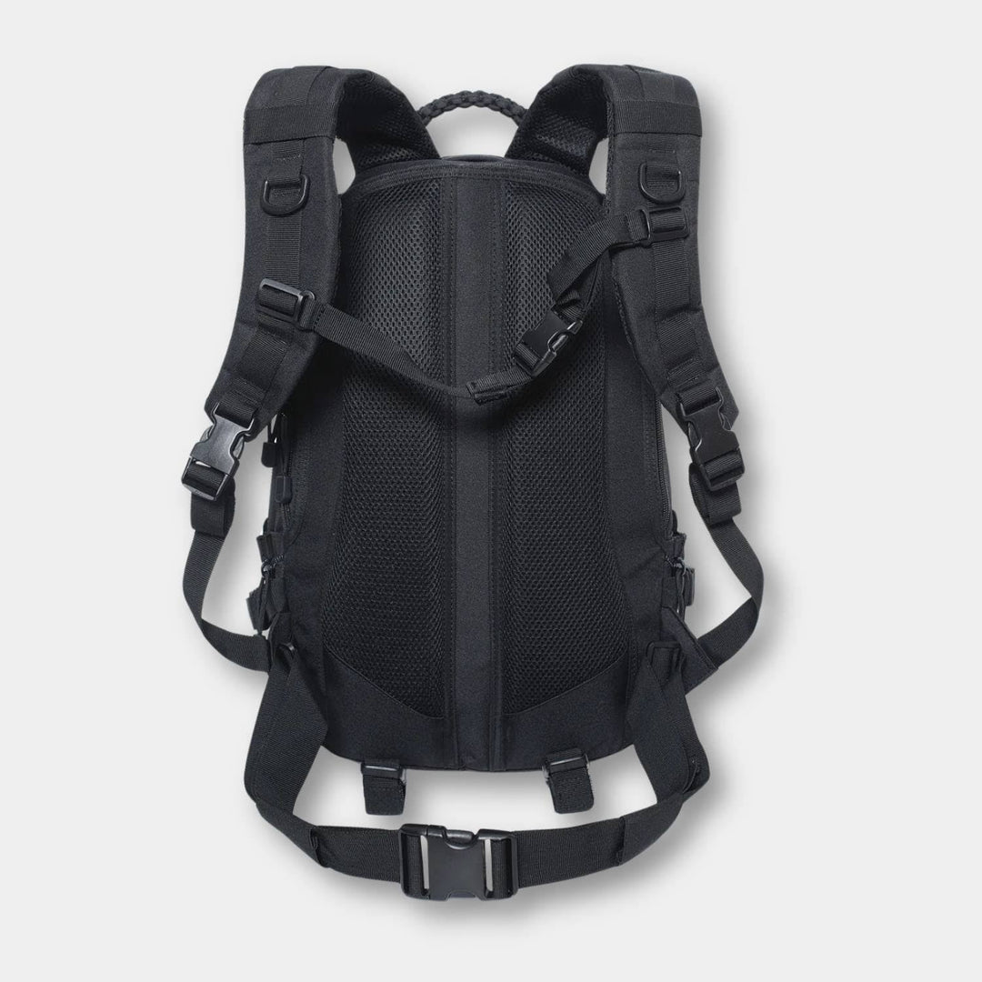 Waterdichte tactische rugzak voor dames, 45-50L, beige, met meerdere vakken, ideaal voor avontuur en dagelijks gebruik.