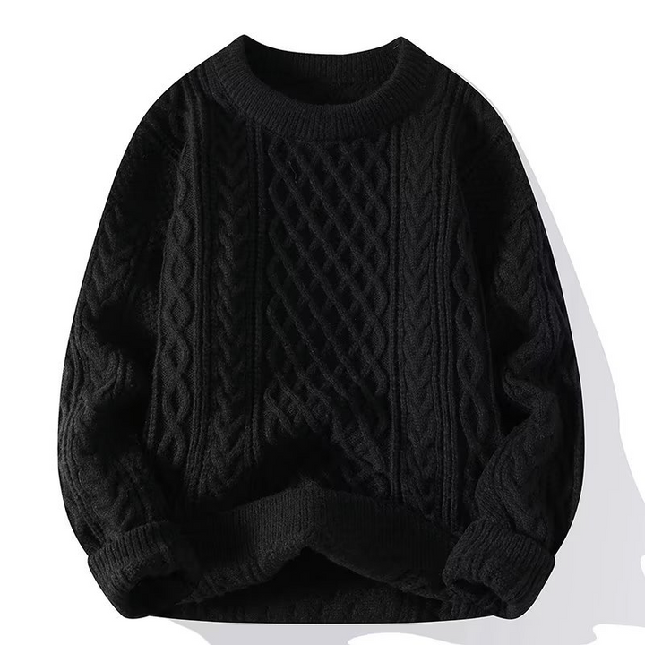 "Wollen dames pullover met lange mouwen, luxueuze kwaliteit en tijdloos ontwerp, geschikt voor koude winterdagen."