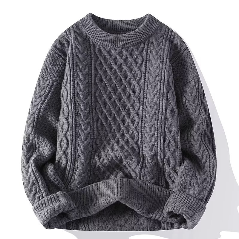 "Wollen dames pullover met lange mouwen, luxueuze kwaliteit en tijdloos ontwerp, geschikt voor koude winterdagen."