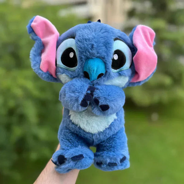 "Zachte kalmerende knuffel met ademhalingsfunctie, stressverlagend, blauw of roze, ideaal voor kinderen en volwassenen."
